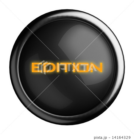 Word on black button Word on black button 14164329