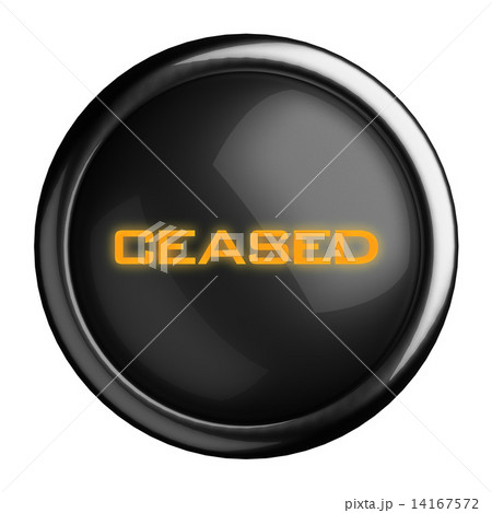 Word on black button Word on black button 14167572
