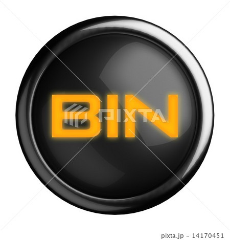 Word on black button 14170451