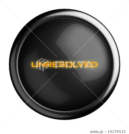 Word on black button 14170515