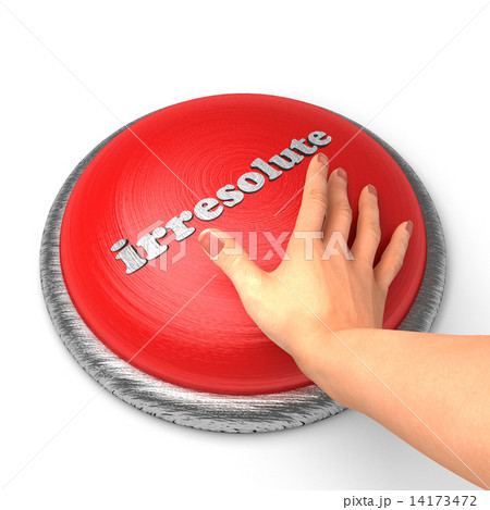 Hand pushing the button 14173472