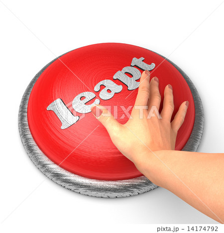 Hand pushing the button 14174792