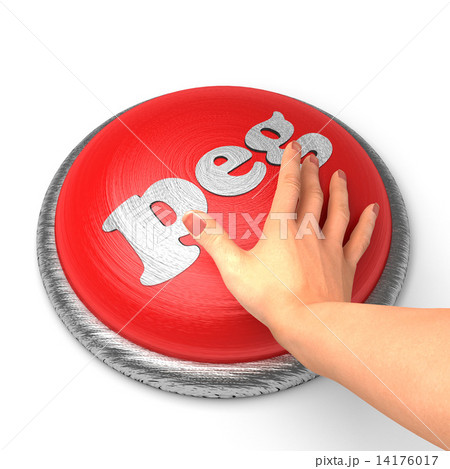 Hand pushing the button Hand pushing the button 14176017