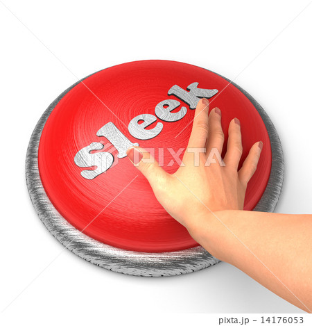 Hand pushing the button 14176053