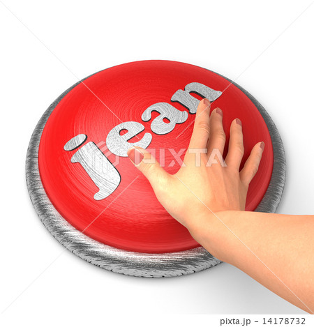 Hand pushing the button 14178732
