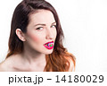 sexy girl with candy heart shape in her mouth 14180029