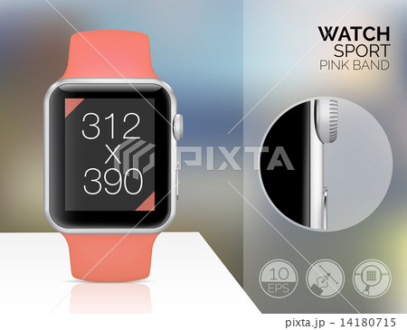 Smart watch isolated Smart watch isolated 14180715