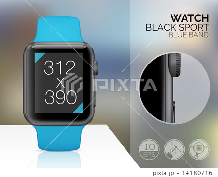 Smart watch isolated 14180716