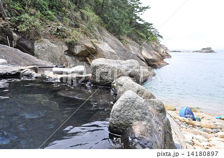 雲見温泉の赤井浜露天風呂 雲見温泉の赤井浜露天風呂 14180897