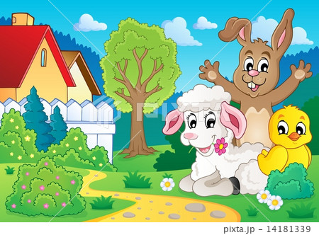Spring animals theme image 2 14181339