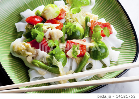 Asian vegetables on coconut milk 14181755