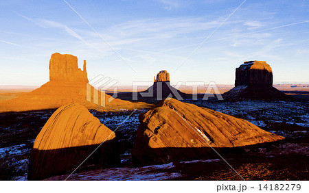 The Mittens and Merrick Butte, Monument Valley National Park, Ut The Mittens and Merrick Butte, Monument Valley National Park, Ut 14182279
