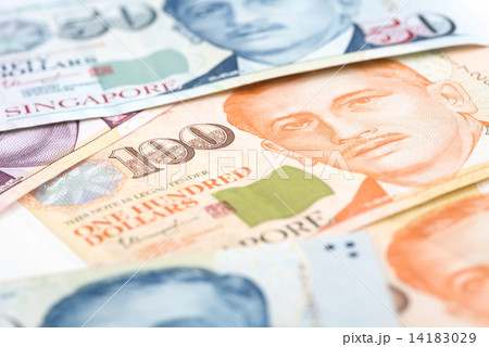 Singapore paper currency 14183029