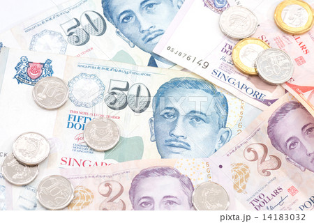 Singapore paper currency and coins 14183032