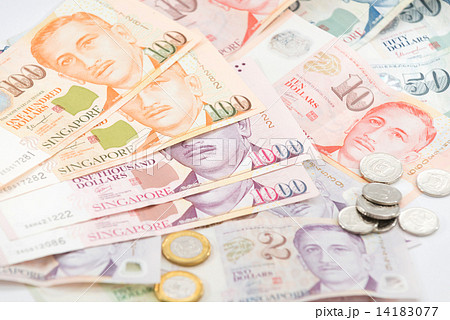 Singapore paper currency and coins Singapore paper currency and coins 14183077