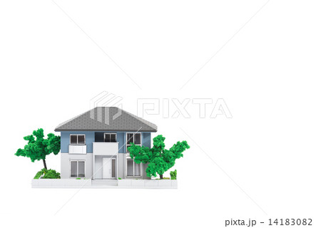 Miniature house on isolated white background 14183082