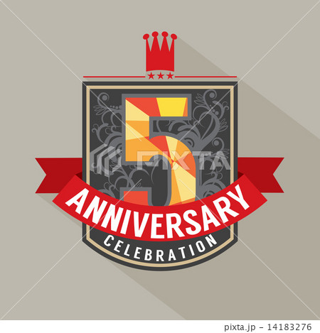 5 Years Anniversary Badge Design 5 Years Anniversary Badge Design 14183276
