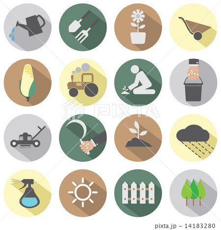 Agricultural Equipment Icons Agricultural Equipment Icons 14183280