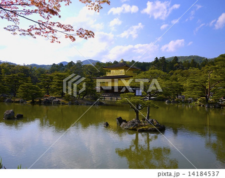 秋の金閣寺舎利殿 秋の金閣寺舎利殿 14184537