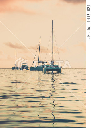 Recreational Yacht at the Indian Ocean Recreational Yacht at the Indian Ocean 14184821