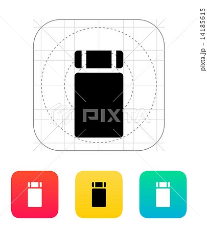 Sleeping mat icon. 14185615