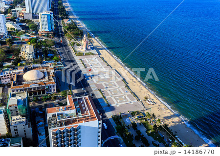 Nha Trang city panorama with sea, Vietnam 14186770