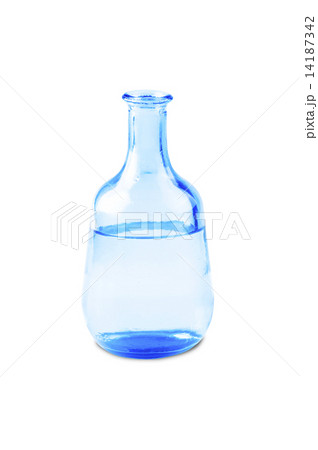 Blue vase isolated on a white background 14187342