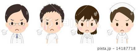 医者　看護師　鼻息 14187718