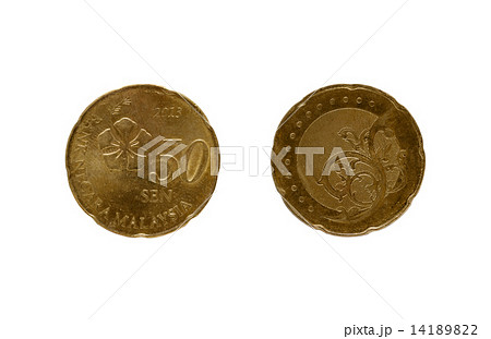 Fifty Malaysia cents coin Fifty Malaysia cents coin 14189822
