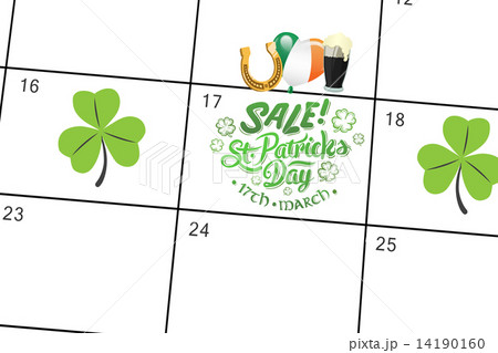 Composite image of st patricks day sale ad 14190160