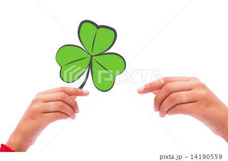 Composite image of shamrock 14190559