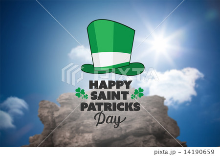 Composite image of patricks day greeting 14190659