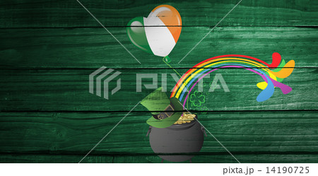 Composite image of patricks day graphics 14190725