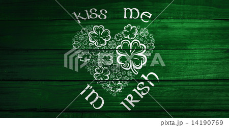 Composite image of patricks day greeting 14190769