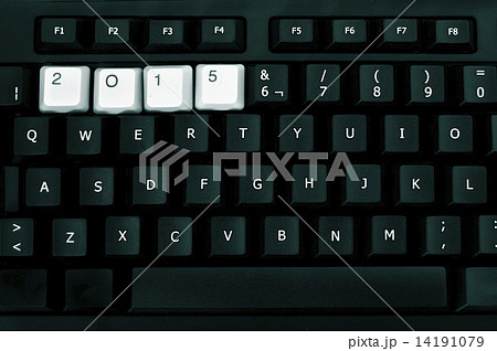 2015, as the new year, in a keyboard 14191079