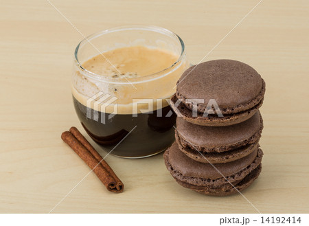 Coffee with macaroons Coffee with macaroons 14192414