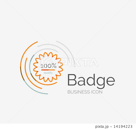 Thin line neat design logo, premium quality stamp Thin line neat design logo, premium quality stamp 14194223