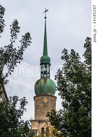 Evening view on church in Dortmund Evening view on church in Dortmund 14195287