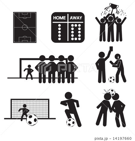 Football or Soccer Icons 14197660