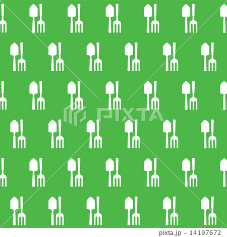 Gardening Tools Pattern 14197672