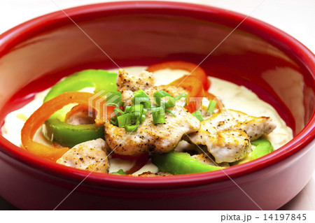 turkey meat stewed with peppers turkey meat stewed with peppers 14197845