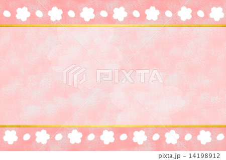 桜のイメージ_ボード_金の帯 桜のイメージ_ボード_金の帯 14198912