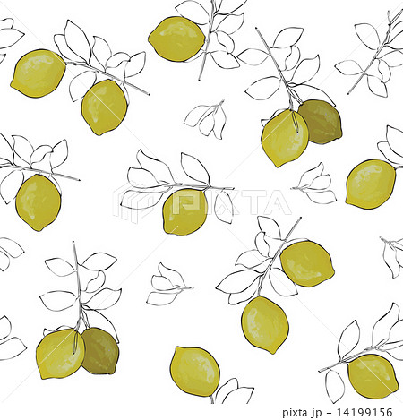 Seamless pattern with lemons Seamless pattern with lemons 14199156