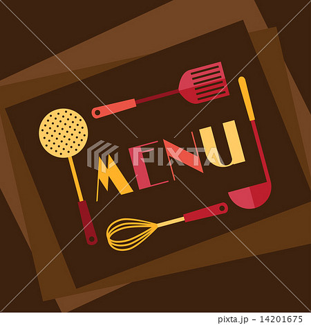 Restaurant menu background in flat design style. Restaurant menu background in flat design style. 14201675