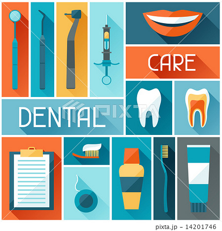 Medical background design with dental icons. Medical background design with dental icons. 14201746