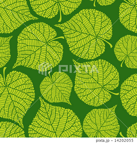 Seamless nature pattern with green leaves. Seamless nature pattern with green leaves. 14202055