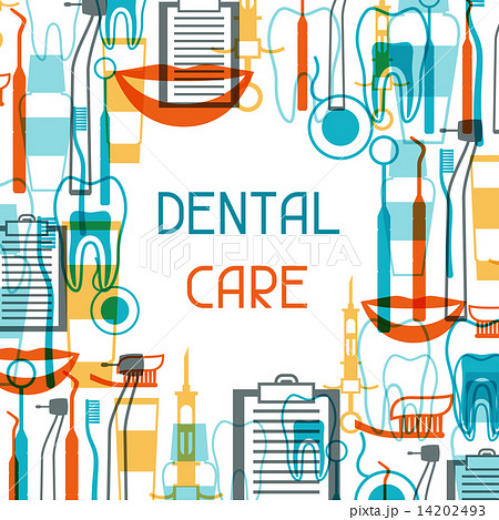 Medical background design with dental icons. Medical background design with dental icons. 14202493