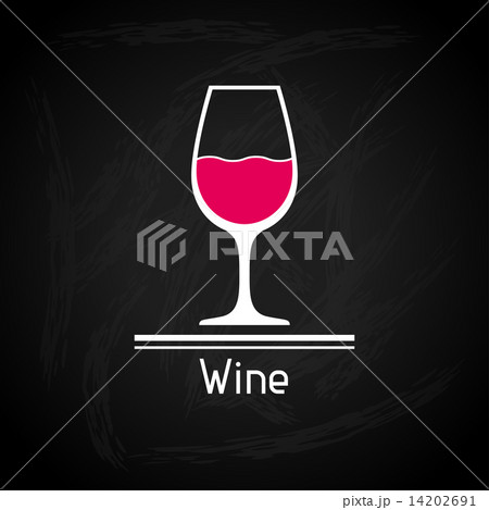 Illustration with glass of wine for menu cover. Illustration with glass of wine for menu cover. 14202691