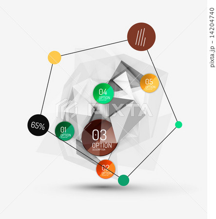 Color paper infographics 14204740