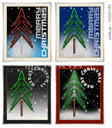 Stamps merry christmas Stamps merry christmas 14205185